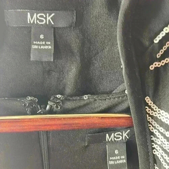 MSK women’s size 6 sleeveless formal dress with beautiful, cover-up blazer. - Picture 3 of 13